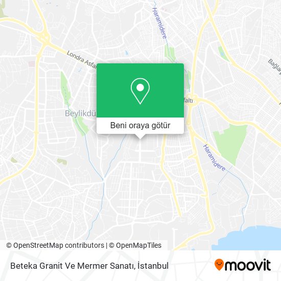 Beteka Granit Ve Mermer Sanatı harita