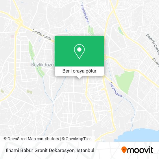 İlhami Babür Granit Dekarasyon harita