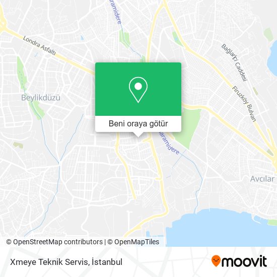 Xmeye Teknik Servis harita