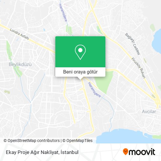 Ekay Proje Ağır Nakliyat harita