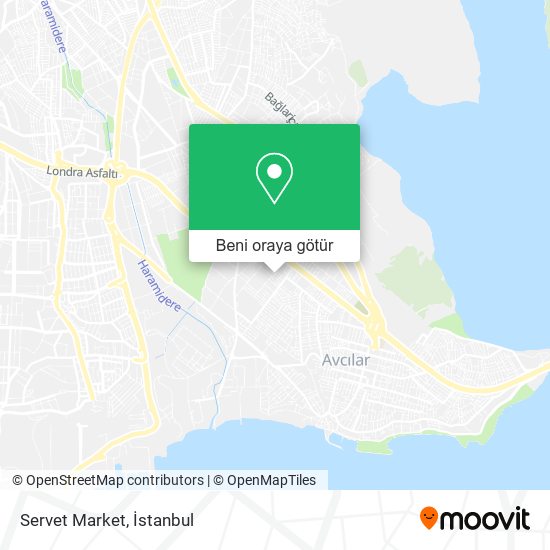 Servet Market harita
