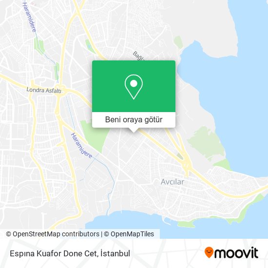 Espına Kuafor Done Cet harita
