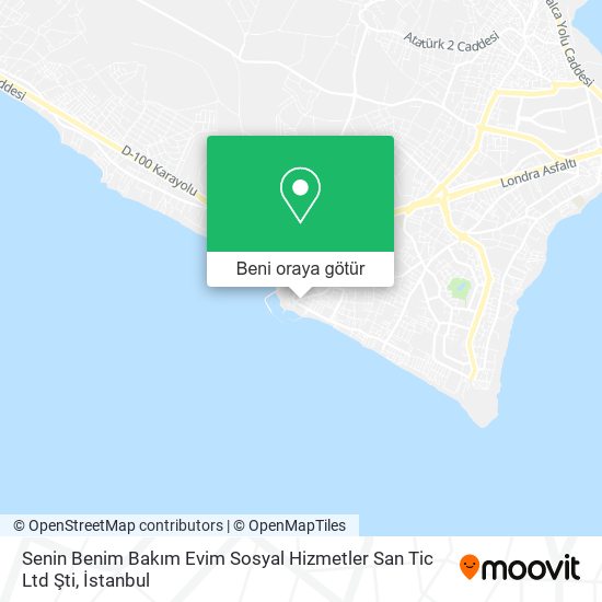 Senin Benim Bakım Evim Sosyal Hizmetler San Tic Ltd Şti harita