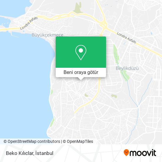 Beko Kılıclar harita