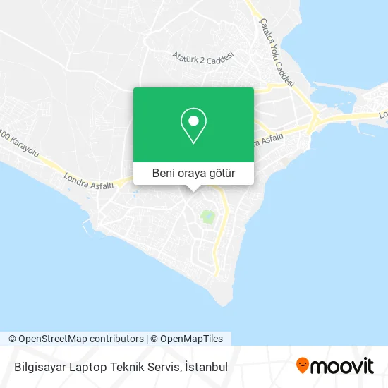 Bilgisayar Laptop Teknik Servis harita