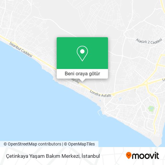 Çetinkaya Yaşam Bakım Merkezi harita