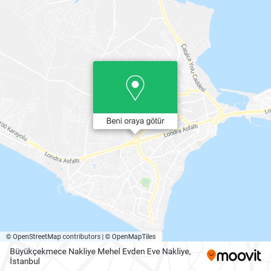 Büyükçekmece Nakliye Mehel Evden Eve Nakliye harita