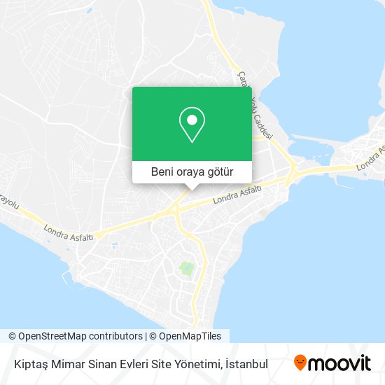 Kiptaş Mimar Sinan Evleri Site Yönetimi harita