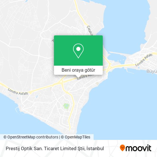 Prestij Optik San. Ticaret Limited Ştii harita