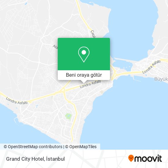Grand City Hotel harita