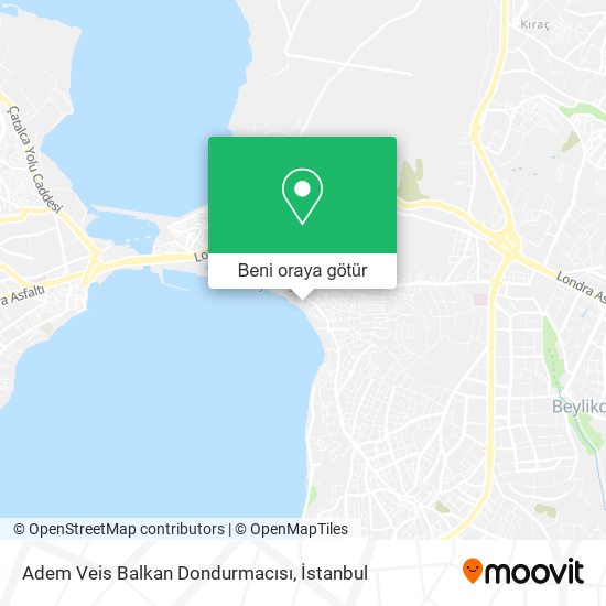 Adem Veis Balkan Dondurmacısı harita
