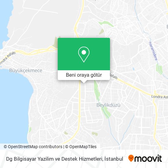 Dg Bilgisayar Yazilim ve Destek Hizmetleri harita