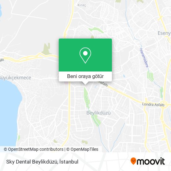 Sky Dental Beylikdüzü harita