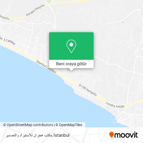 مكتب هجران للاستيراد والتصدير harita