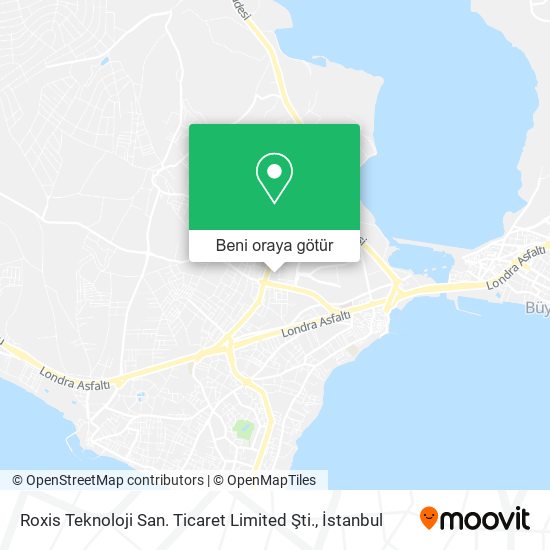 Roxis Teknoloji San. Ticaret Limited Şti. harita