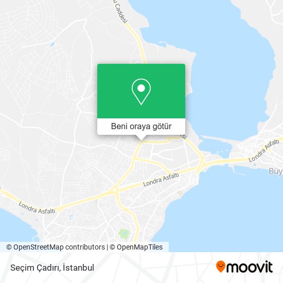 Seçim Çadırı harita