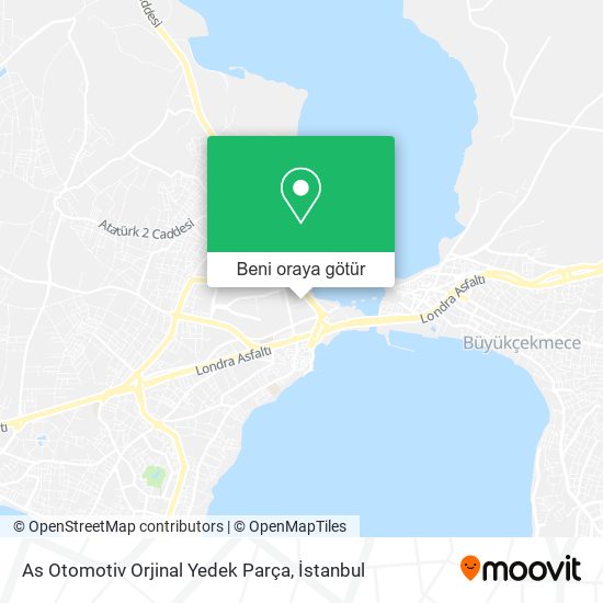 As Otomotiv Orjinal Yedek Parça harita