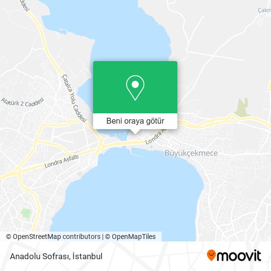 Anadolu Sofrası harita