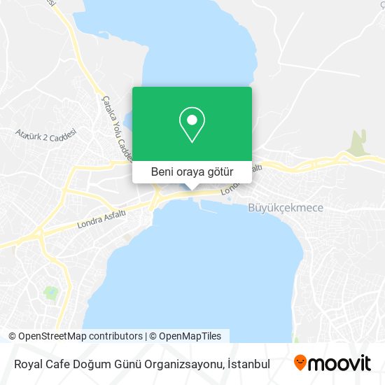 Royal Cafe Doğum Günü Organizsayonu harita