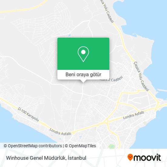 Winhouse Genel Müdürlük harita