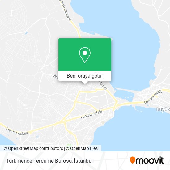 Türkmence Tercüme Bürosu harita