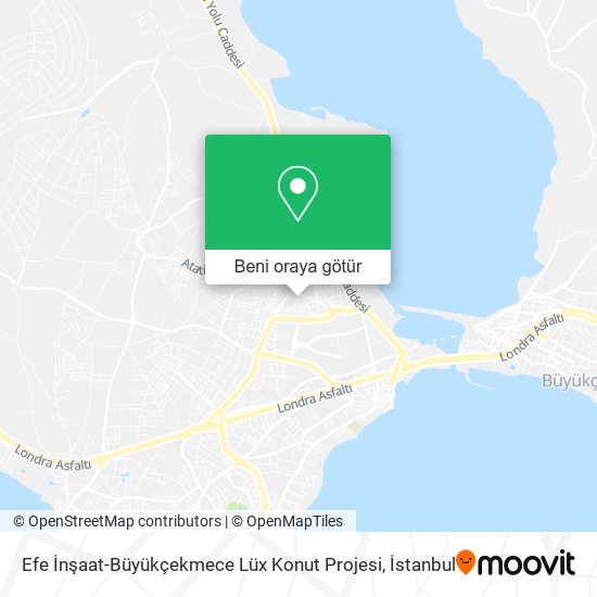 Efe İnşaat-Büyükçekmece Lüx Konut Projesi harita