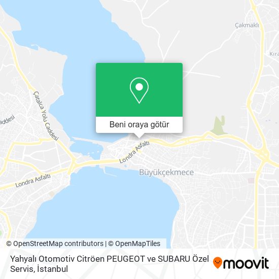 Yahyalı Otomotiv Citröen PEUGEOT ve SUBARU Özel Servis harita