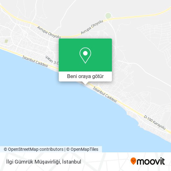 İlgi Gümrük Müşavirliği harita
