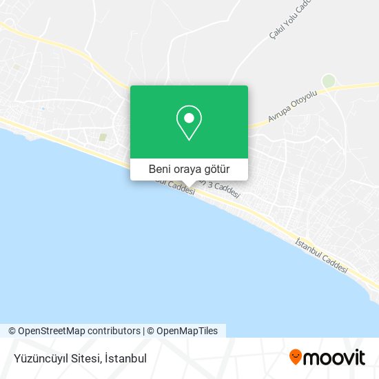 Yüzüncüyıl Sitesi harita