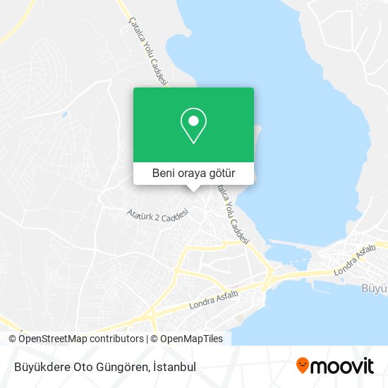 Büyükdere Oto Güngören harita