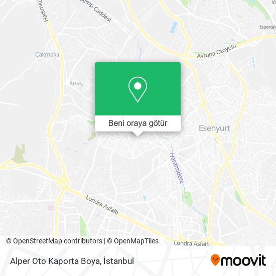 Alper Oto Kaporta Boya harita