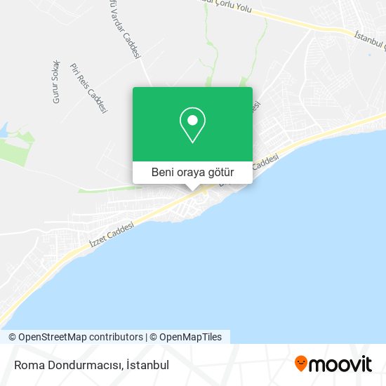 Roma Dondurmacısı harita