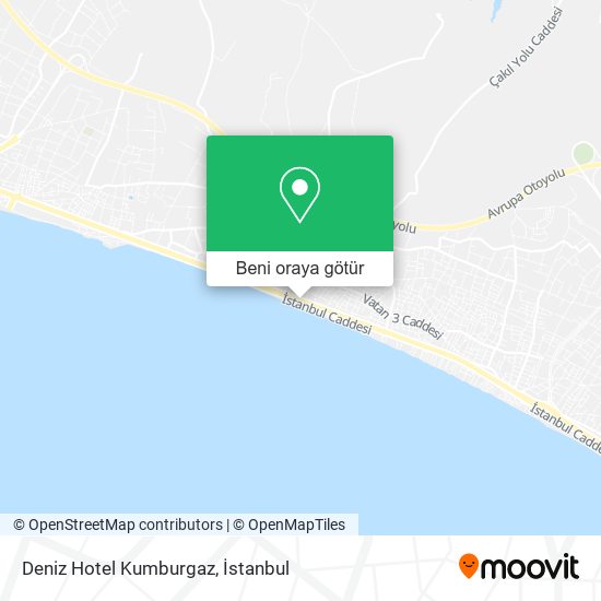 Deniz Hotel Kumburgaz harita