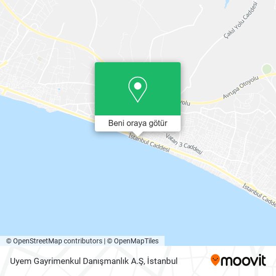 Uyem Gayrimenkul Danışmanlık A.Ş harita