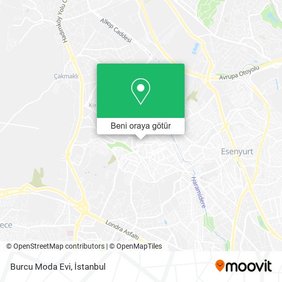Burcu Moda Evi harita