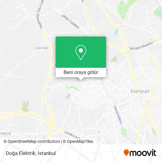 Doğa Elektrik harita