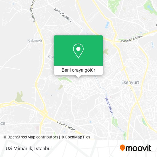 Uzi Mimarlık harita