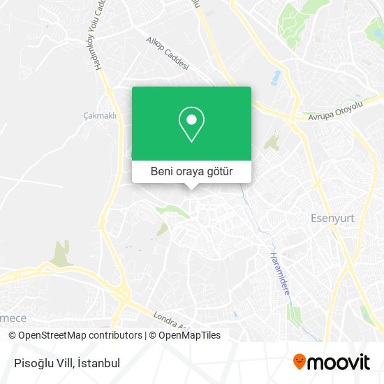 Pisoğlu Vill harita