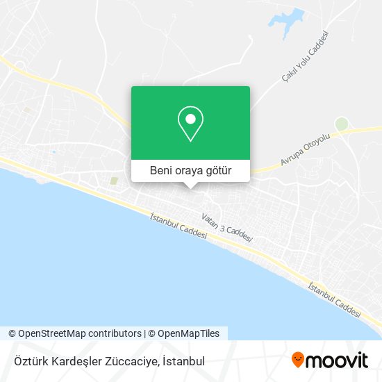 Öztürk Kardeşler Züccaciye harita