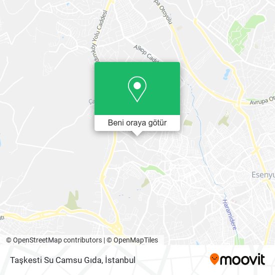 Taşkesti Su Camsu Gıda harita