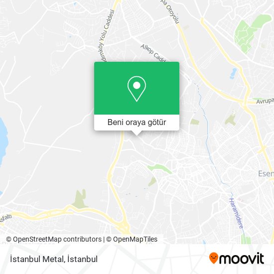 İstanbul Metal harita
