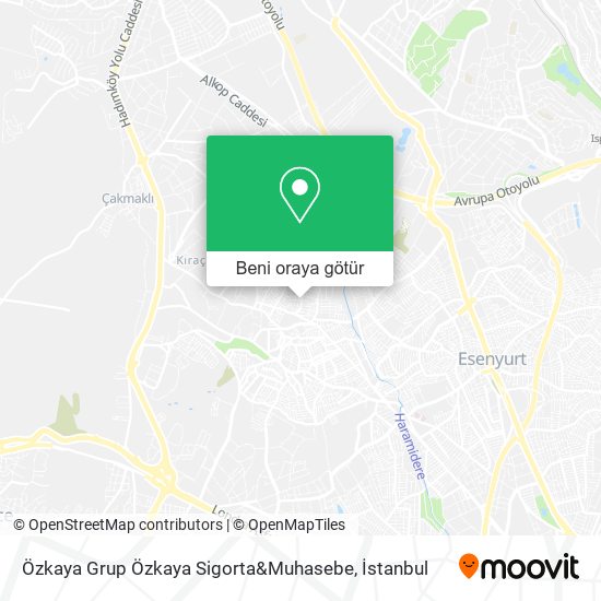 Özkaya Grup Özkaya Sigorta&Muhasebe harita