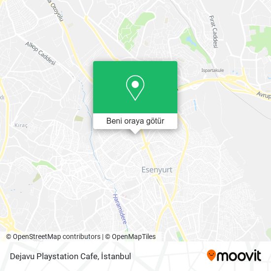 Dejavu Playstation Cafe harita