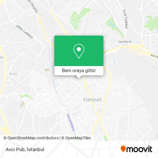 Avcı Pub harita