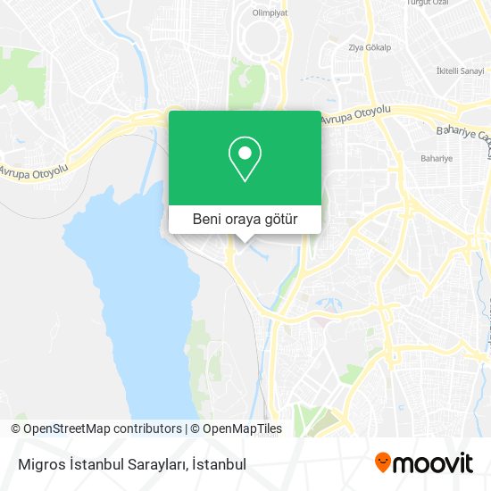 Migros İstanbul Sarayları harita