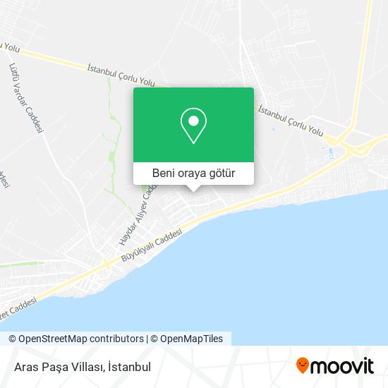 Aras Paşa Villası harita