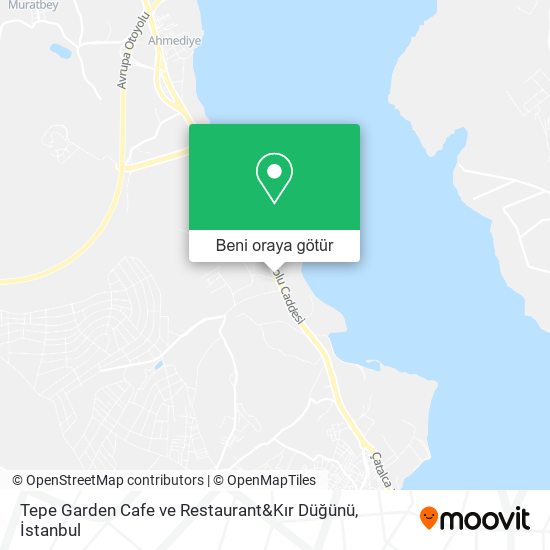 Tepe Garden Cafe ve Restaurant&Kır Düğünü harita