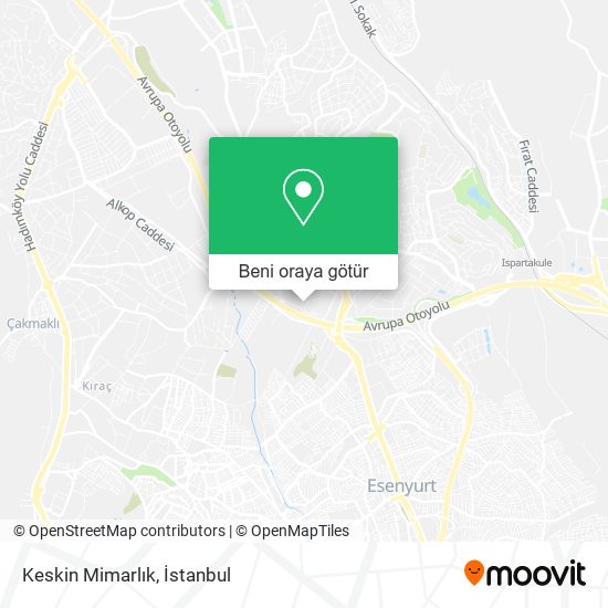 Keskin Mimarlık harita