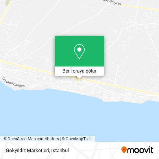 Gökyıldız Marketleri harita
