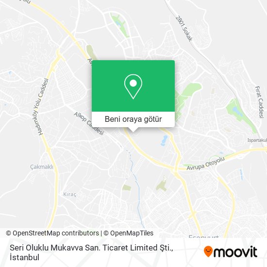 Seri Oluklu Mukavva San. Ticaret Limited Şti. harita